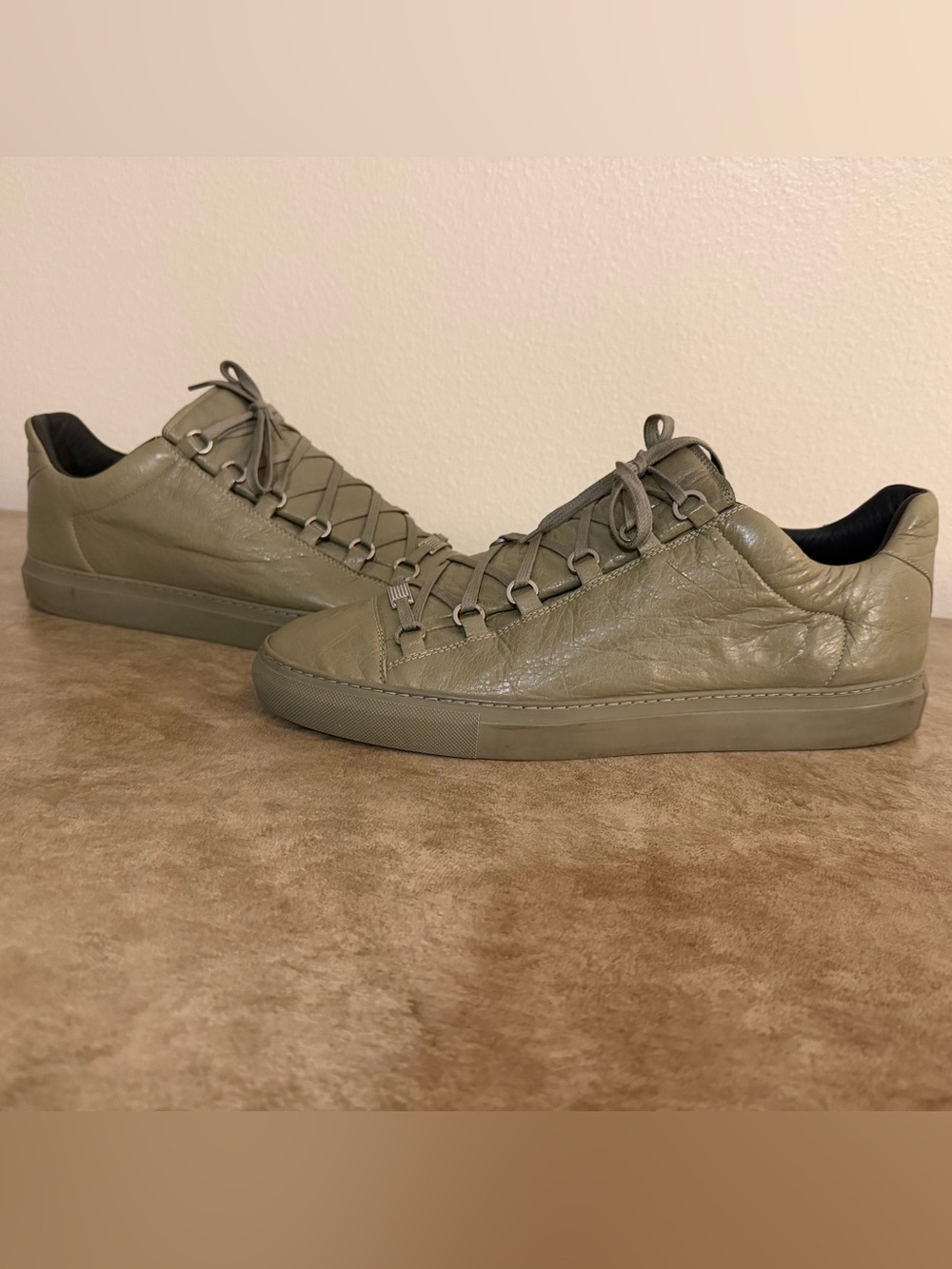 Olive Balenciaga Sneakers - Great condition!